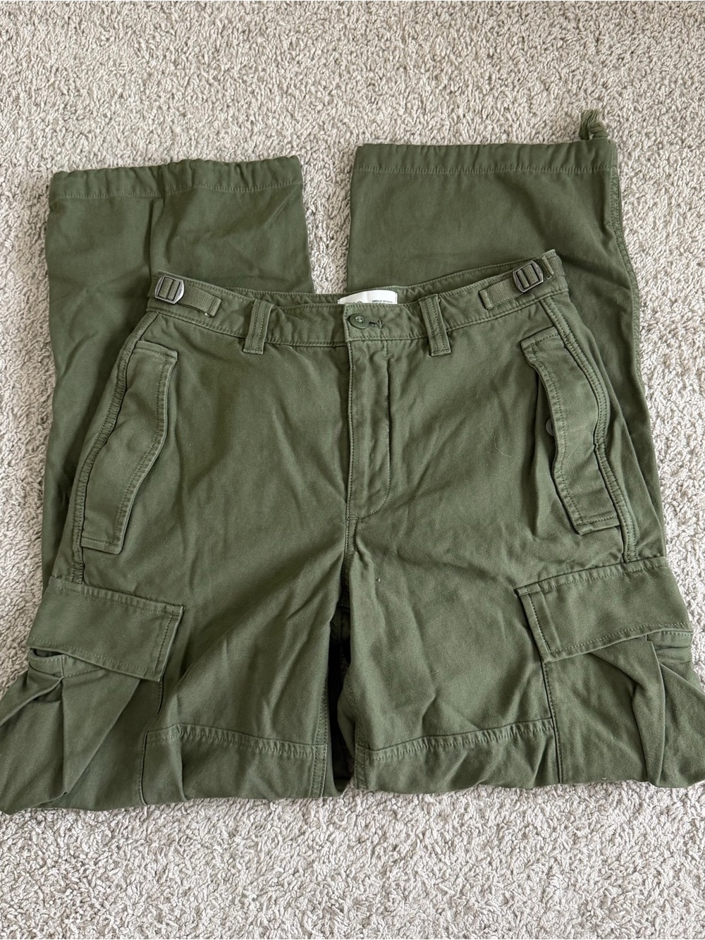 Artizia TNA Army Green 6 Pocket Cargo Pants